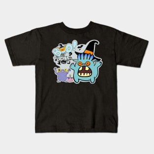 Boo! Happy Halloween Monsters! Kids T-Shirt